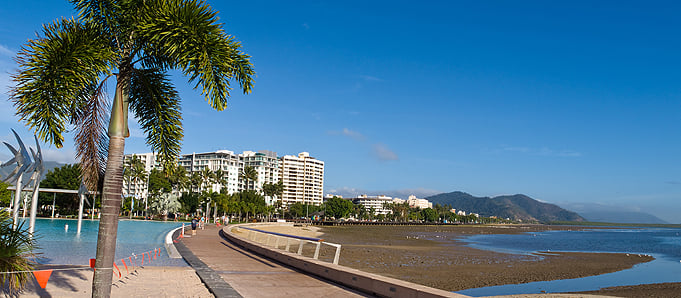 Cairns beach view 