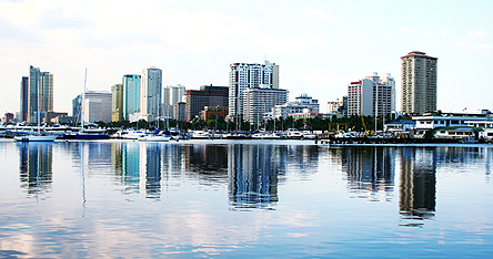 An image of a waterfront in Manila 