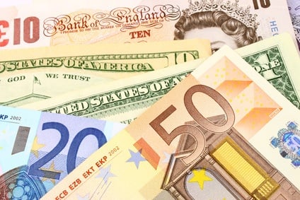 Euro, UK & US Currency