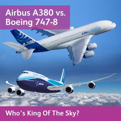 airbus a380 vs boeing 747 8