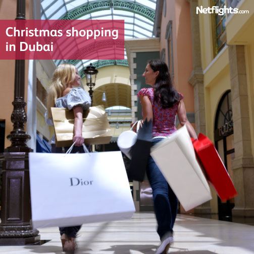 Christmas shopping in Dubai