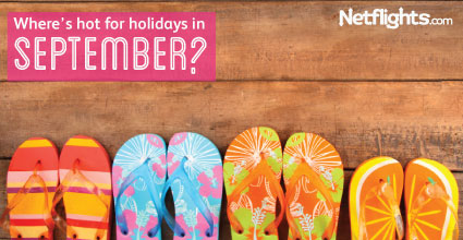 Where is hot in September for holidays?