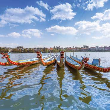 Dragon boats in Hong Kong