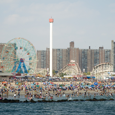 Coney Island beach