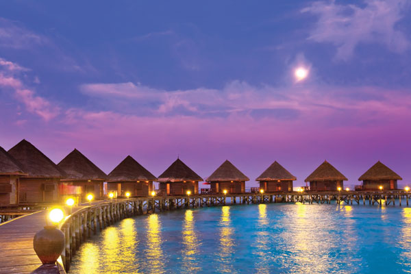 Maldives-huts