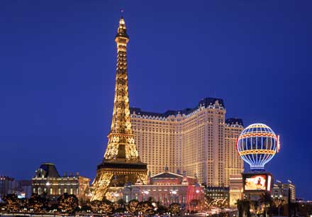 The Eiffel Tower in Las Vegas