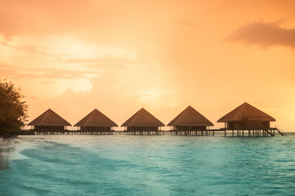 Bora Bora beach huts