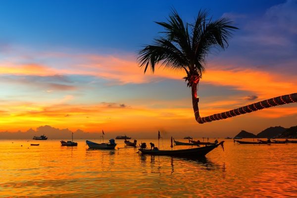 Koh Tao Thailand beach sunset