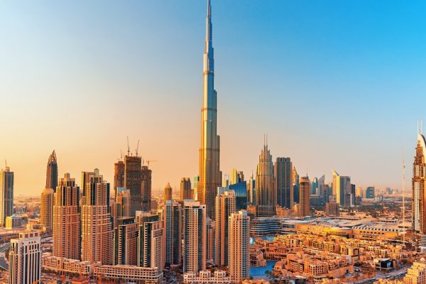 Dubai skyline Burj Khalifa