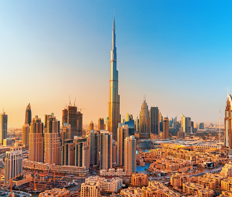 Dubai skyline Burj Khalifa