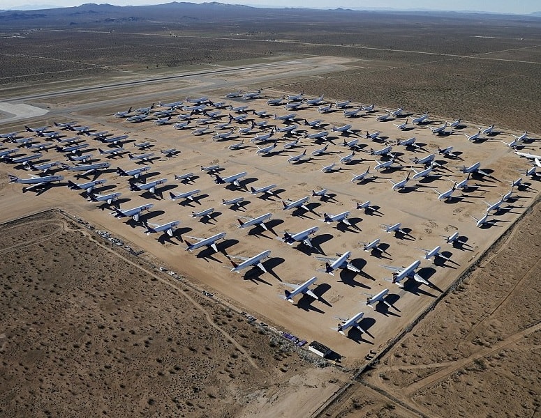 B747 scrapyard, California