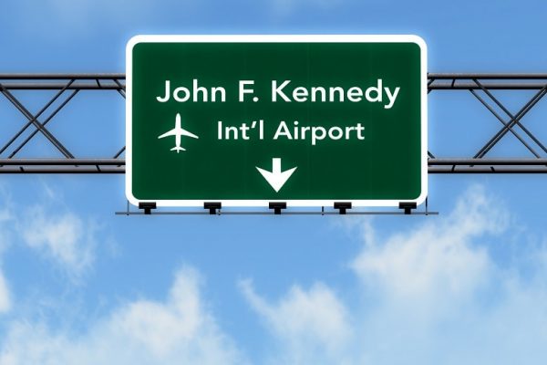 JFK Airport sign