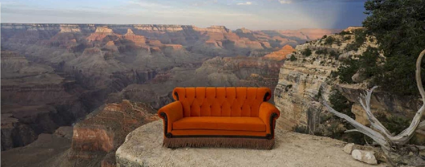How to follow the orange sofa from ‘Friends’