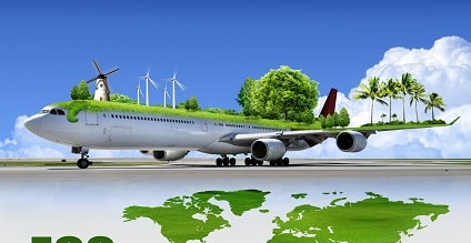 Carbon footprint travel