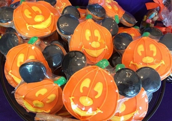 Disney Halloween Mickey Pumpkin Cookies