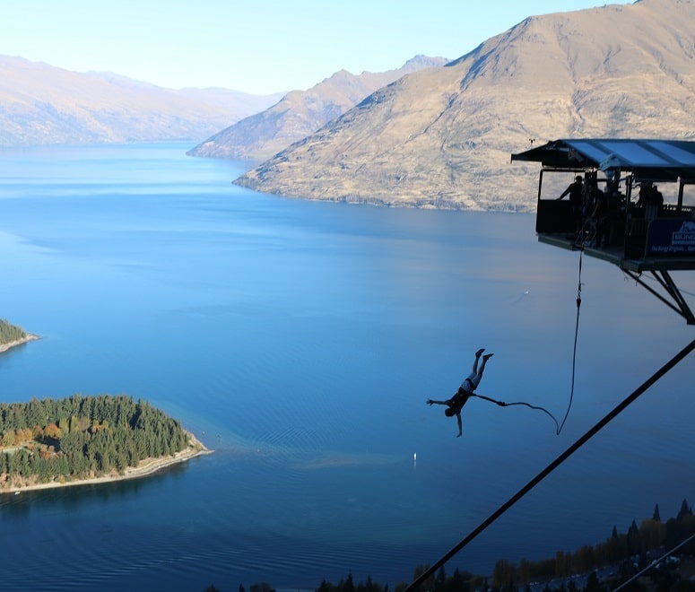 New Zealand bungee jump