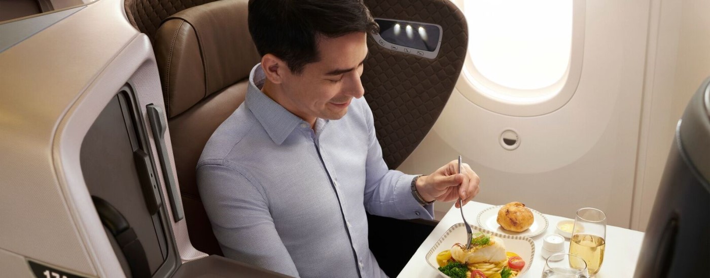 Which airlines have the best Business Class food?