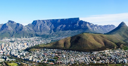 Table Mountain and Cape Town