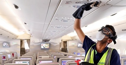 Disinfected plane safe to fly