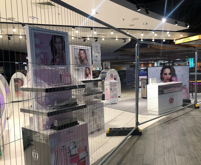 closed duty free