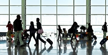 Edinburgh Airport passengers