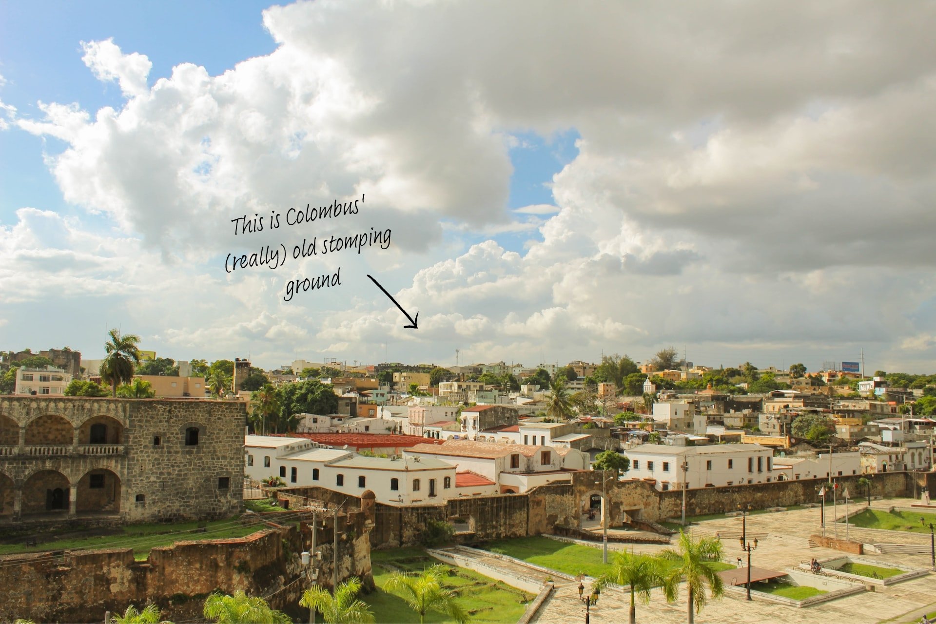 Zona Colonial, the historic centre of Santo Domingo in The Dominican Republic.