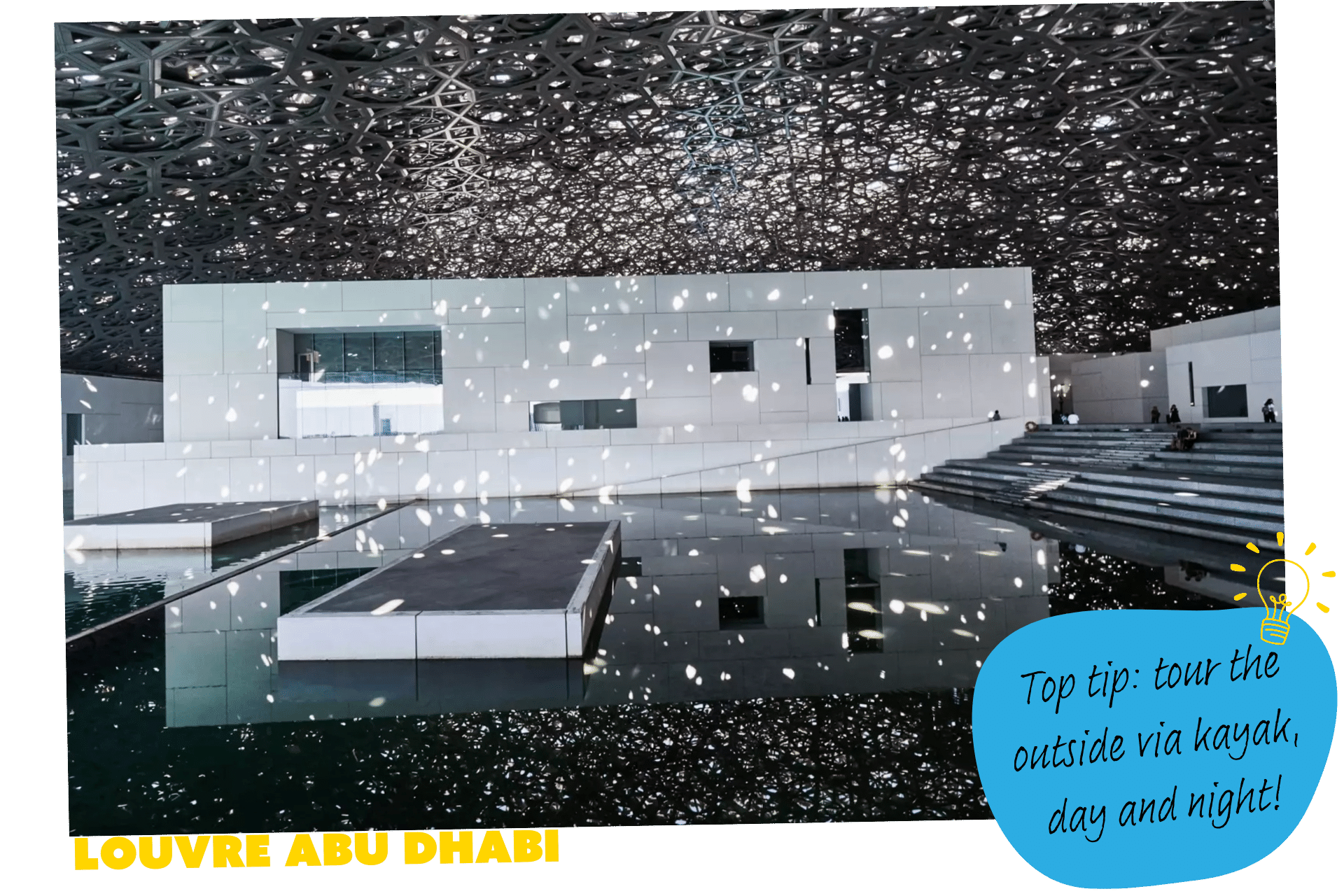 Interior of the Louvre Abu Dhabi - one of the Mission Impossible 7 filming locations