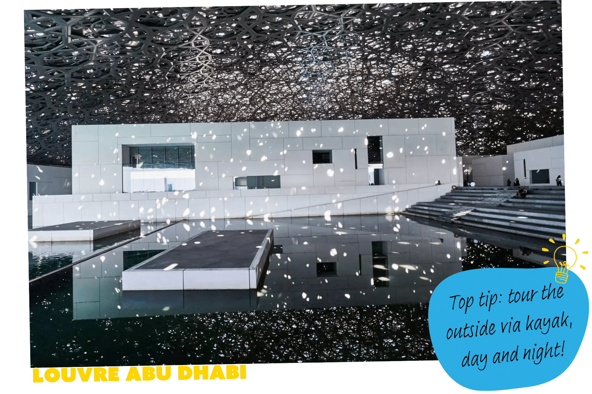 Interior of the Louvre Abu Dhabi - one of the Mission Impossible 7 filming locations