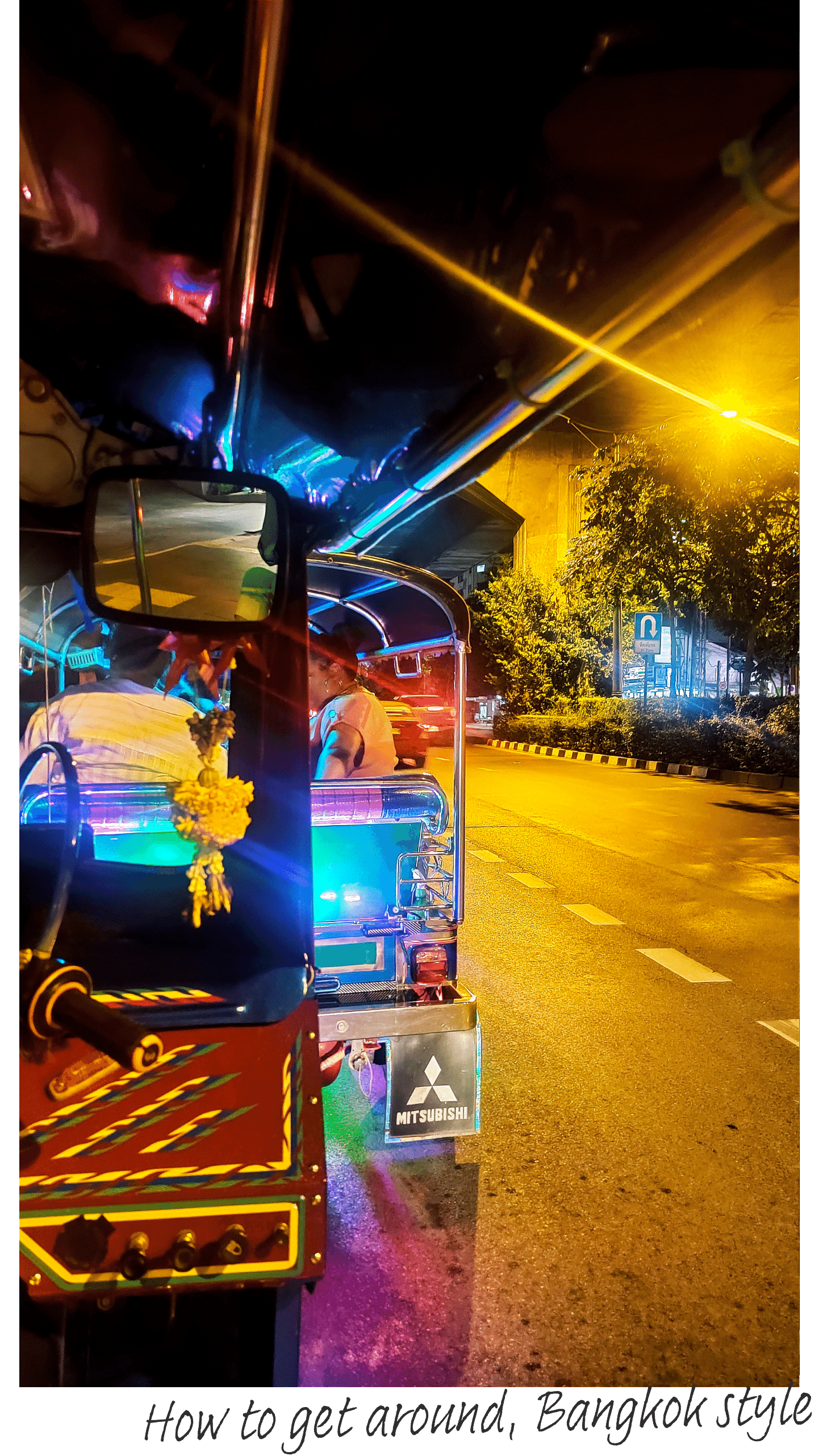 One of the best ways to get around Bangkok is by tuktuk.