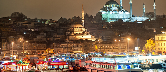 Istanbul at night