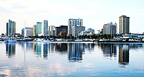 An image of a waterfront in Manila 