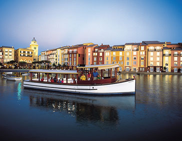 Loews Portofino Bay lake