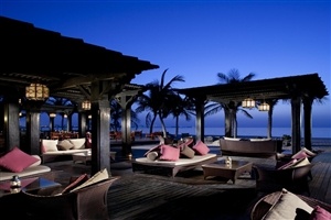 Outdoor lounge area