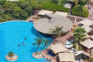Pool area at Jumeirah beach hotel