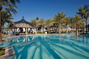 Pool area at The Palace Royal Mirage