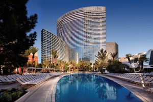 ARIA exterior and pool