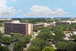 Aerial view of Rosen in at Pointe resort