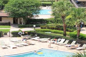 View of two pools