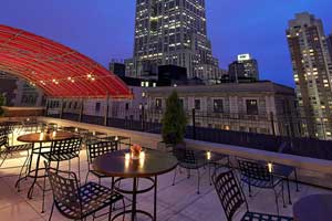 Rooftop terrace New York