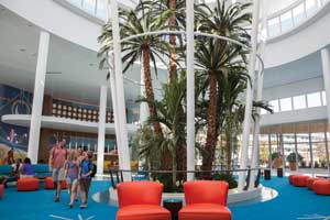 Cabana Bay lobby