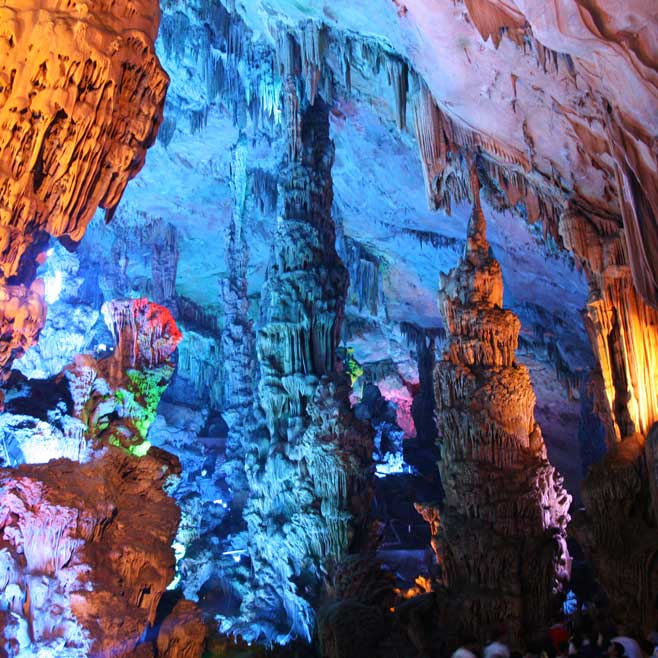 The Reed Flute Caves China The Reed Flute Caves China