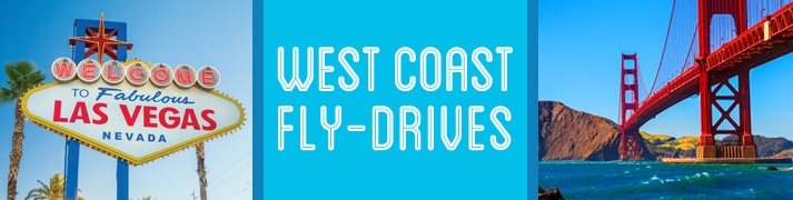 West coast USA fly-drive holidays